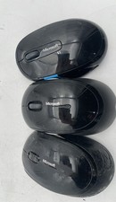 Microsoft 5000 1387 2.4GHz Wireless Optical Mouse Black Lot Of 3