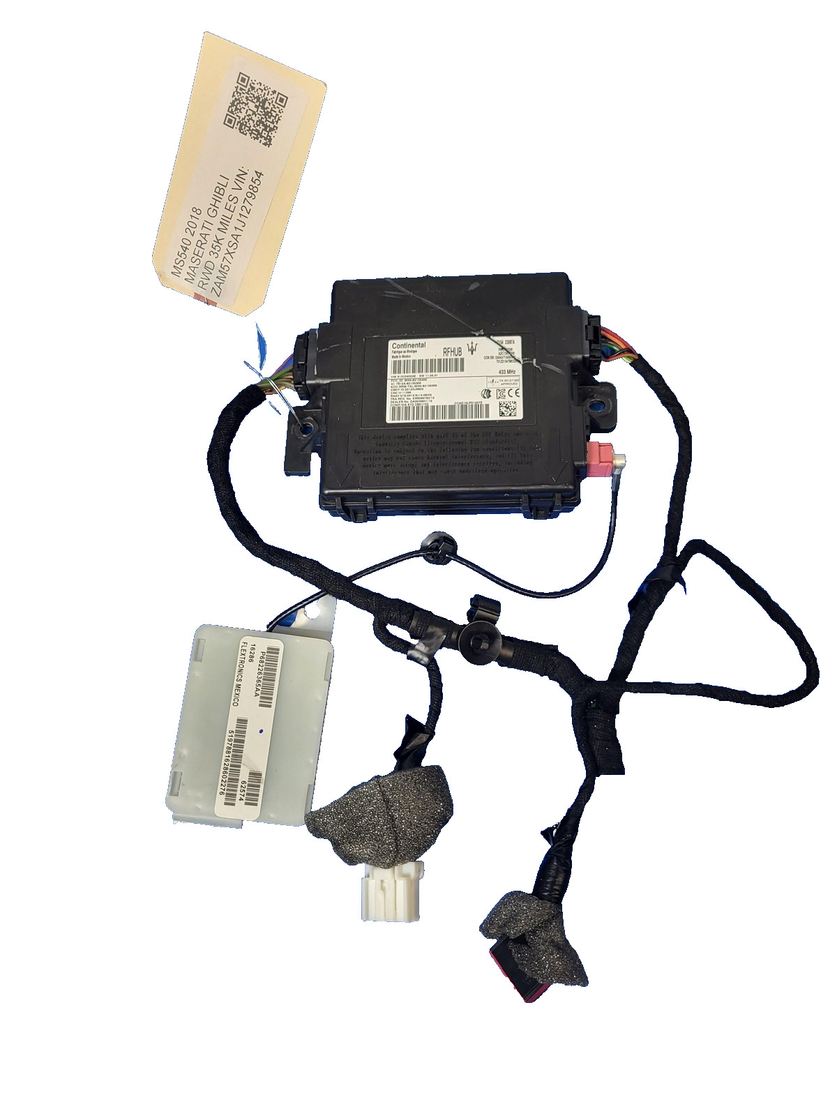 2014-2019 Maserati Ghibli Keyless Entry Smart Key Control Module Unit 68226365AA
