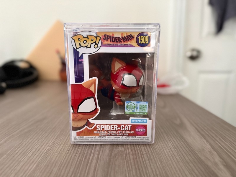 Funko Pop! Spider Cat Flocked Spider-Verse #1509 LE 5000 Exclusive Figure