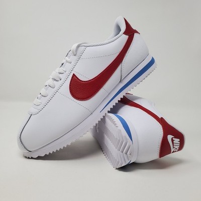 Nike Cortez Leather White Varsity Blue Varsity Red DN1791-108 Women's Size 7.5