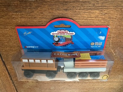 1999 Learning Curve Britt Allcroft Wooden Thomas Train 1st Issue Catherine! NEW!