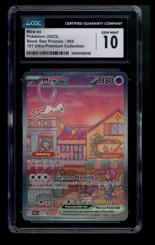 CGC 10 Mew ex 053 Black Star Promo 2023 151 UPC SVP Pokémon Card TCG
