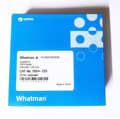 Whatman Grade-4 , Qualitative Filter Paper Round Sheet,12.5cmPack of 100
