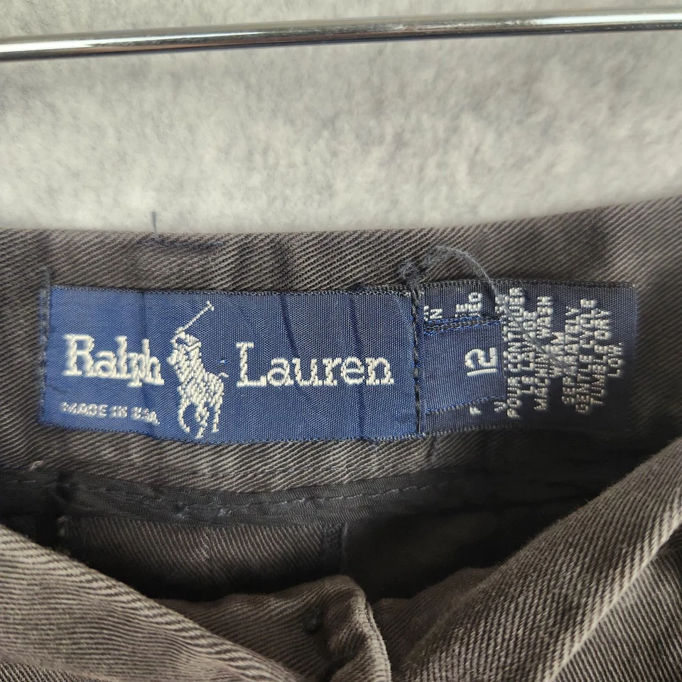 Vintage Ralph Lauren Skirt Womens 12 Brown High Waist Maxi Long Made USA 90s - Image 2 of 4