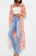 Express Maxi Lamino Floral Print Dress Size L/M