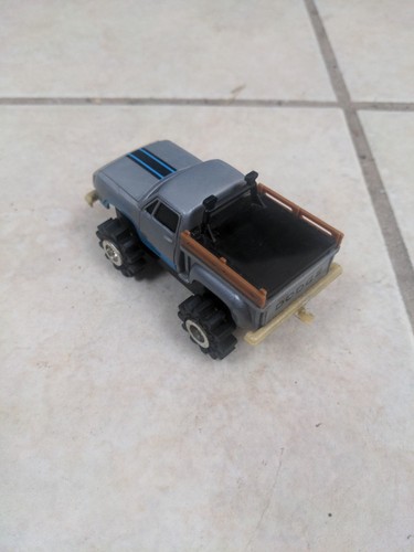Camionnette 4x4 Dodge Ram Power Wagon Schaper Stomper argent/bleu années 80 fonctionne - Photo 5 sur 12