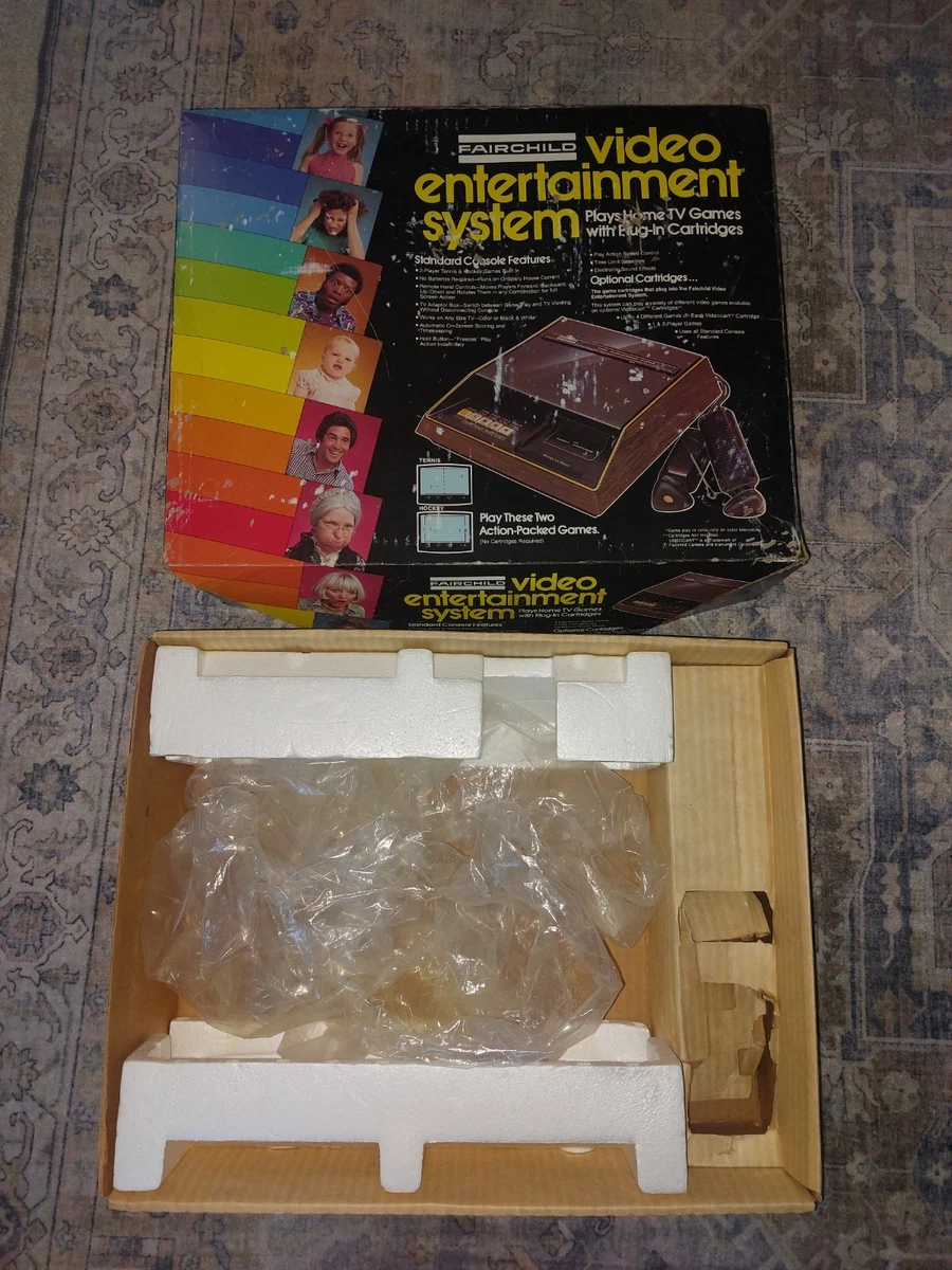 Console Fairchild Channel F - Boîte De Transport X5 - Blister Neuf - INTROUVABLE !