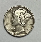 1945 MICRO S MERCURY DIME