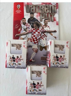 Vatreni Put CROATIA National Team- 3 Box Of Stickers Plus Empty Album