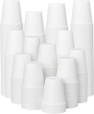 600 Pack 3 Oz Paper Cups, Small Coffee Cups, Disposable Mini Bathroom Mouthwash
