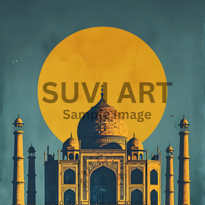 Digital Image Picture Wall art Taj Mahal for Your Home and Wallpaper A-210