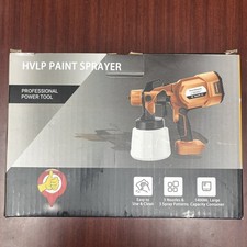 High Pressure Cordless Paint Sprayer Electric HVLP Spray Gun US