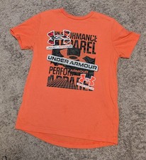 Under Armour Boys Athletic Shirt Size Medium 10/12 VGUC