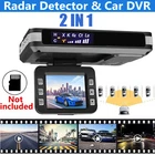 2in1 Car DVR Detector Camera Video Recorder Dash Cam Radar Laser Speed NO TF