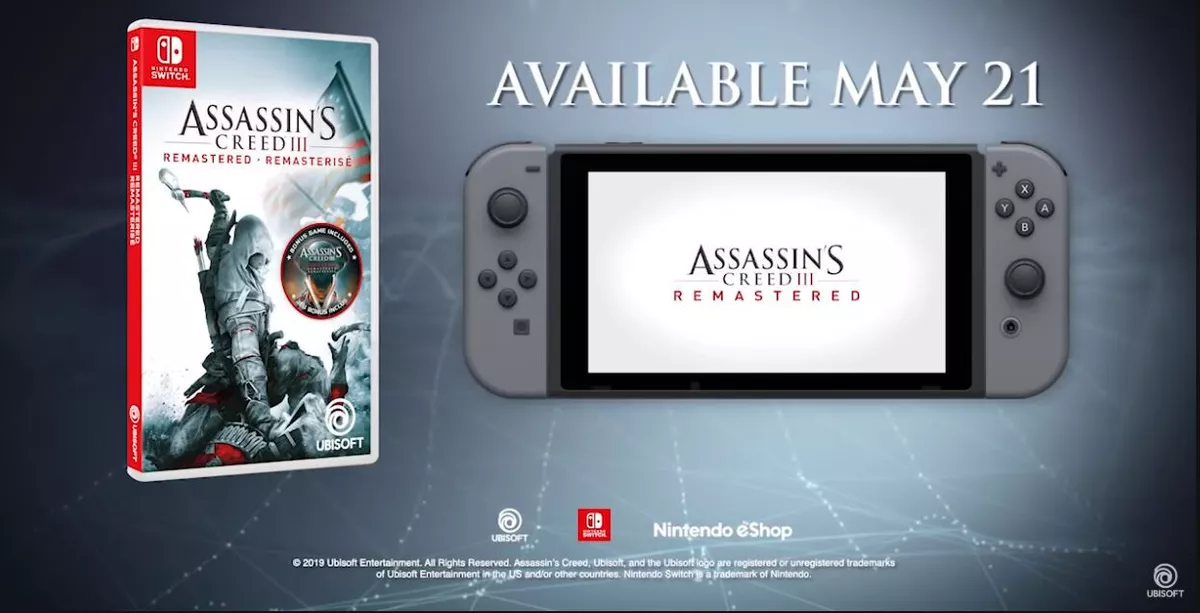 Assassins Creed III Remastered Nintendo Switch