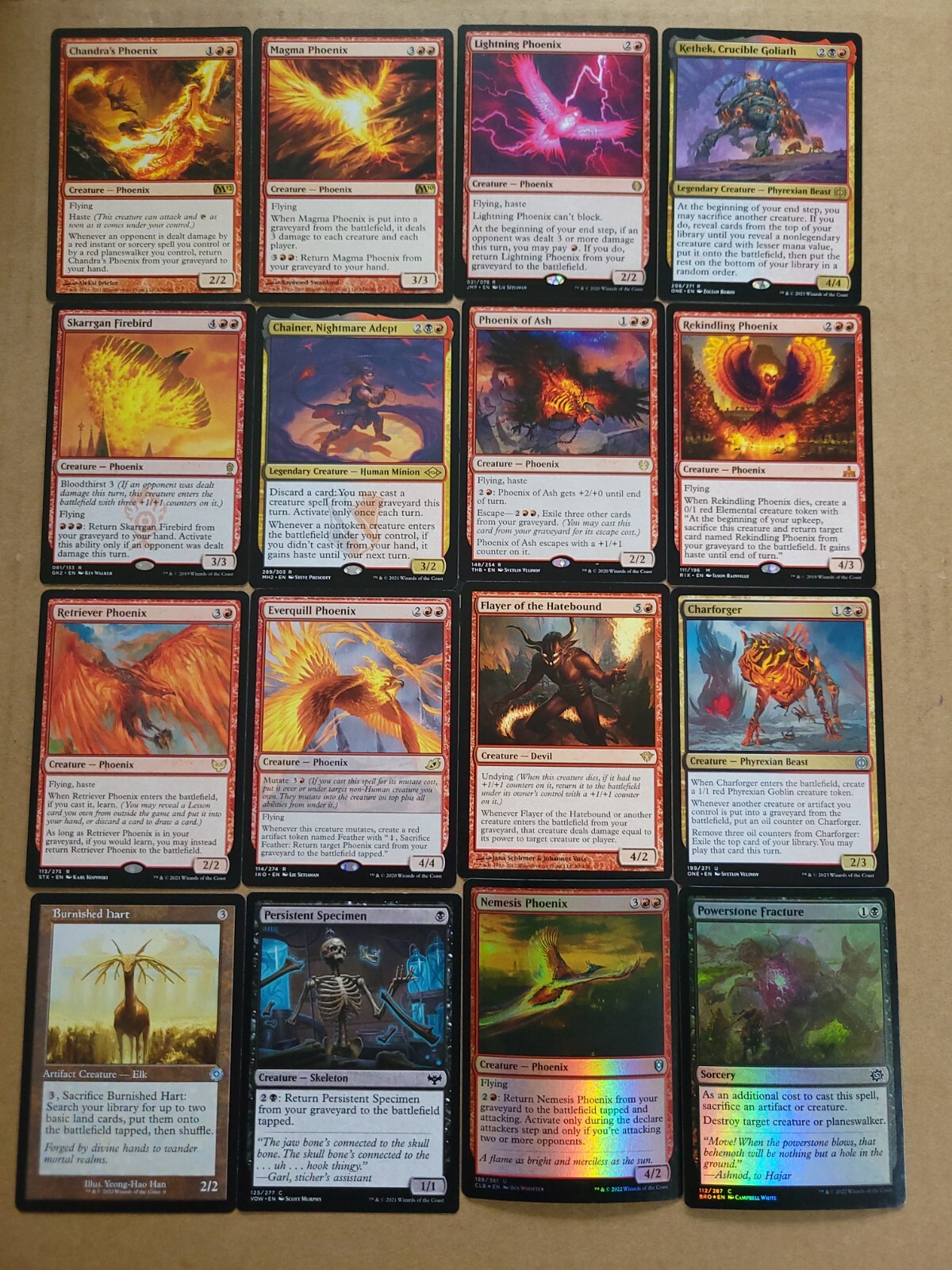 Custom Commander Deck ~ Phoenix Tribal ~ Syrix, Carrier of the Flame ...