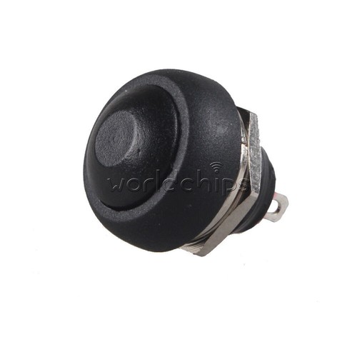 10Pcs 12mm Mini Waterproof Momentary ON/OFF Push Button Round Switch Black - Picture 4 of 12