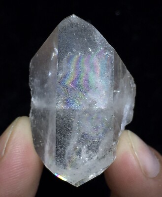 Aesthetic Topaz Crystal With Rainbow Effect   From Skardu Pakistan