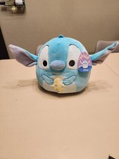 NEW Original Squishmallows Disney STITCH with Easter Egg 10" Plush