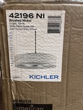 Kichler 42196NI 5-Light Drum Chandelier 30  Pendant Fixture in Brushed Nickel
