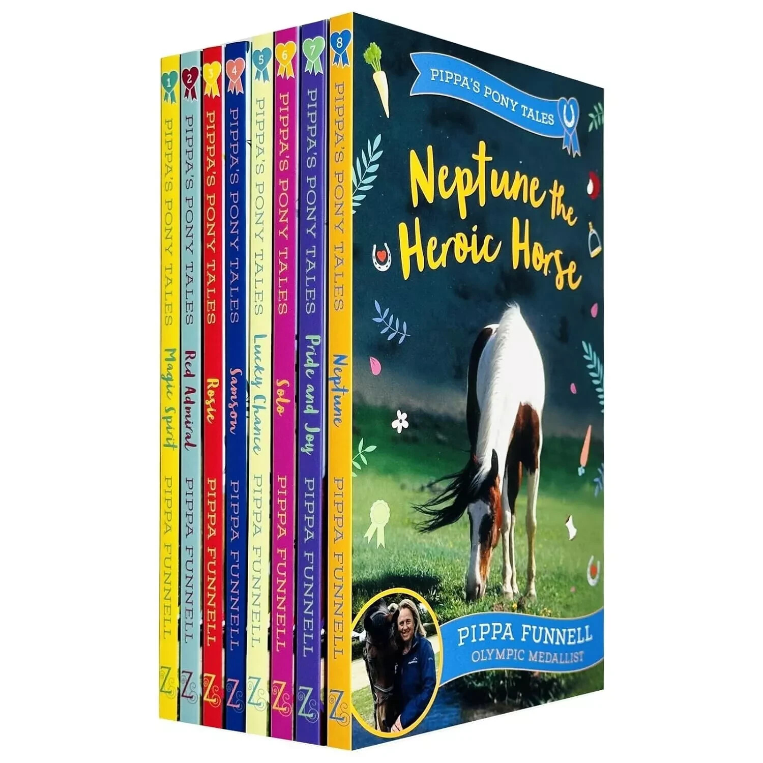 Pippa's Pony Tales Collection 8 Books Set by Pippa Funnell Magic Spirit, Samson