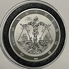 Zodiac Series Libra Astrological Sign Coin 1 Troy Oz .999 Fine Silver Round 999