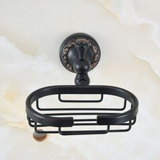 Oil Rubbed Bronze Wall Mounted Soap Dish Holder Bathroom Accessory fba455