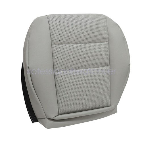 For 2008-2015 Mercedes Benz GLK350 Front Driver Leather Bottom Seat Cover Gray - Picture 14 of 16