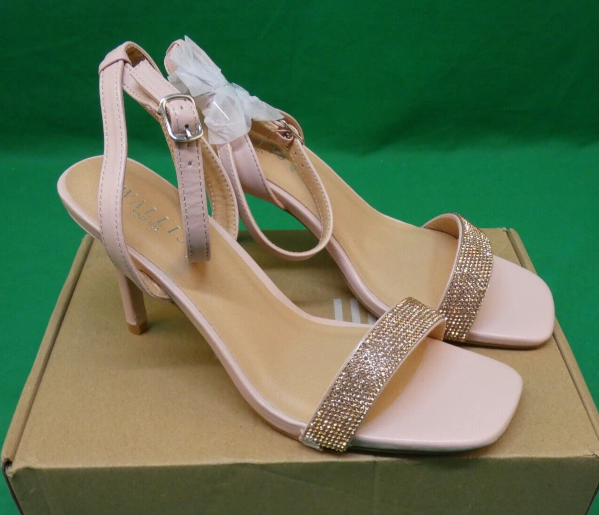 Blush pink wide fit sandals discount