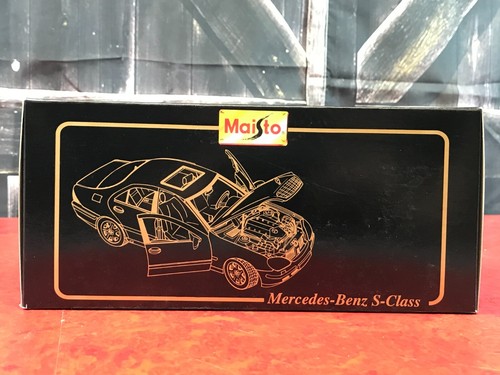 NEW IN BOX Diecast Maisto Special Edition SILVER MERCEDES BENZ S-CLASS 1998 1:24 - Picture 5 of 10