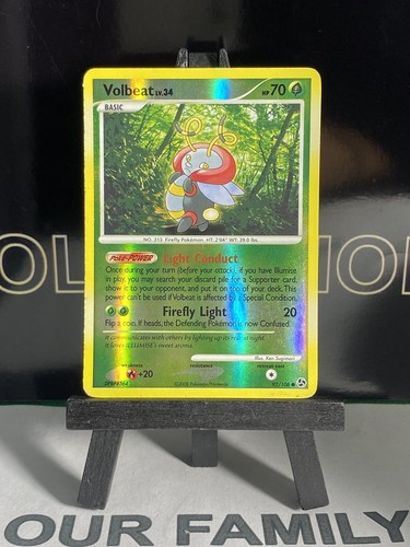 Volbeat Great Encounters Reverse Holo 92/106 Pokemon Card LP - Picture 2 of 5