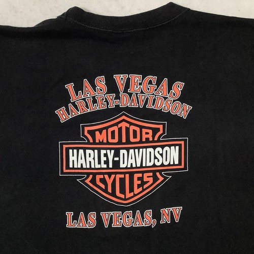 Harley Davidson T-shirt Size XXL Mens Black Cut Off Sleeveless Las Vegas - Picture 2 of 5