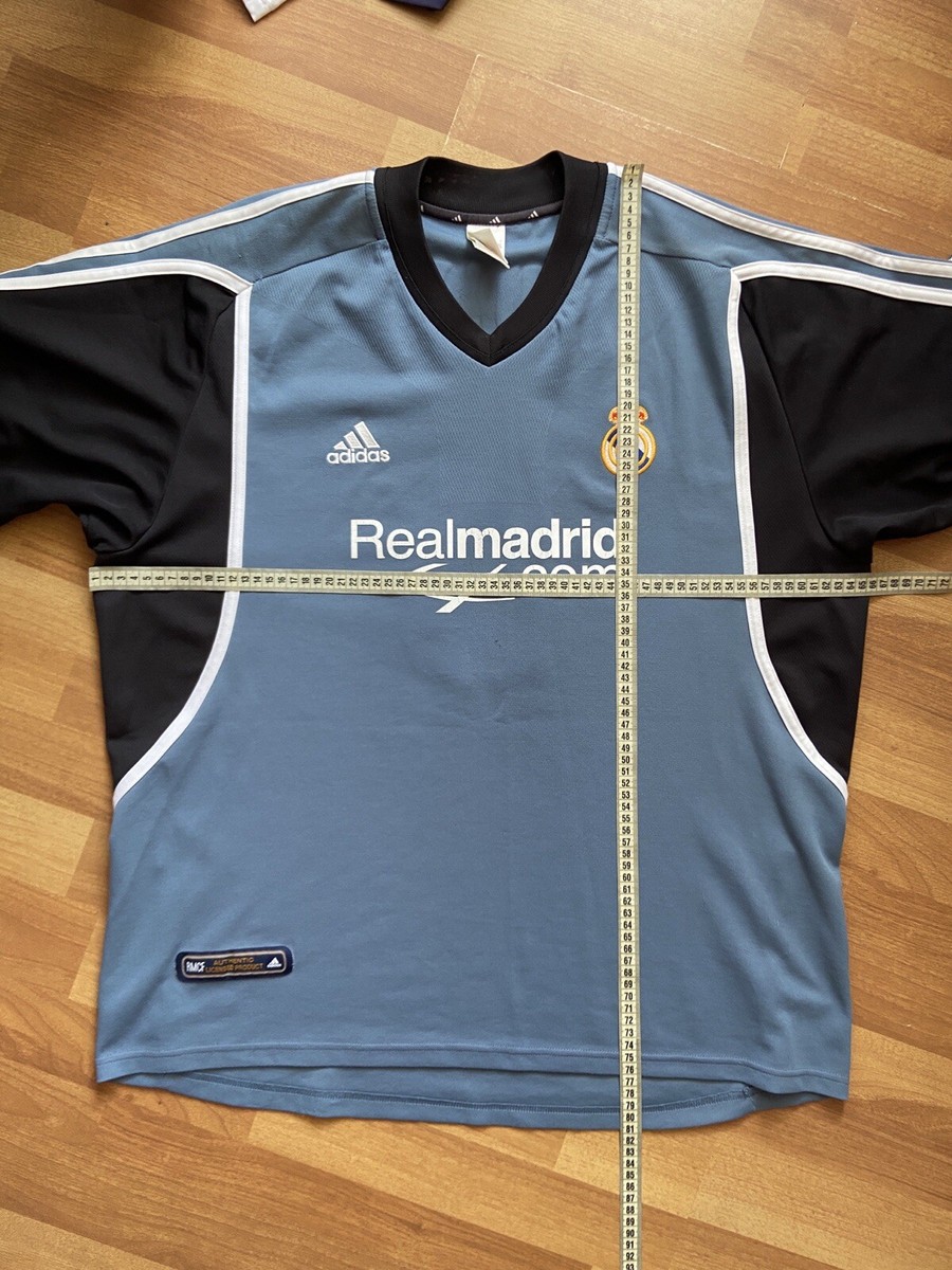 REAL MADRID 2001 2002 THIRD SHIRT JERSEY ADIDAS 695853 sz XL REAL MADRID 2001 2002 THIRD SHIRT JERSEY ADIDAS 695853 sz XL