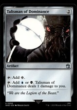 Talisman of Dominance 250 MTG Dr Who Magic Gathering NM X1