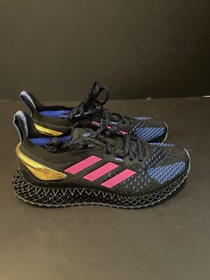 adidas X90004D Black Shock Pink SUPER RARE 4D mint Mens Size 4/women s 5.5 NWT