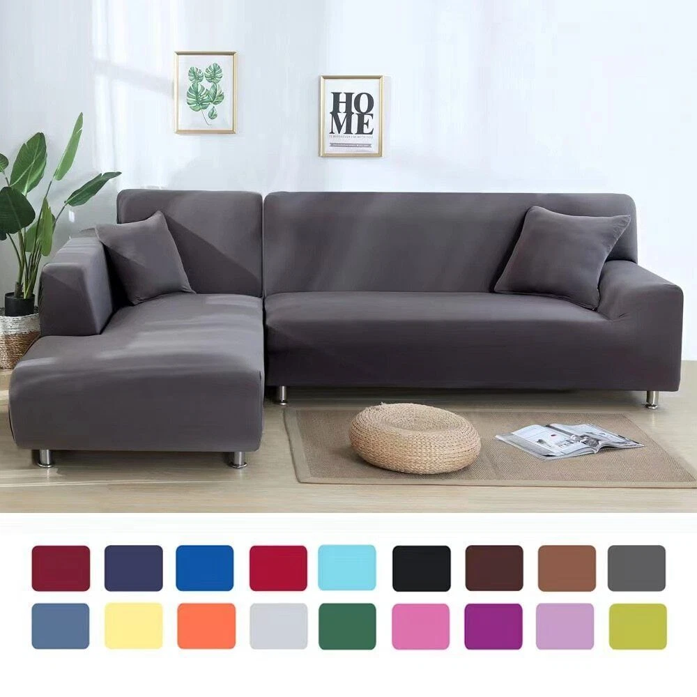 Elastic Corner Sofa Chaise Cover Lounge 1 2 3 4 Seater Couch Sofa Covers