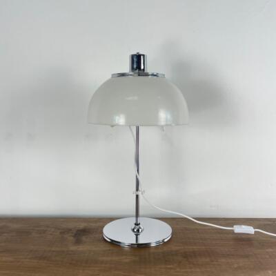 VINTAGE 70s MIDCENTURY GUZZINI FARO TABLE MUSHROOM LAMP LIGHT