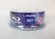 New RiData BD-R 15-Pack 4x 25GB Recordable Blu-Ray Discs