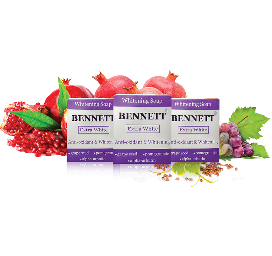 BENNETT EXTRAWHITE SOAP 130g×5個SET 6x BENNETT Soap Extra White Antioxidant & Whitening Skin