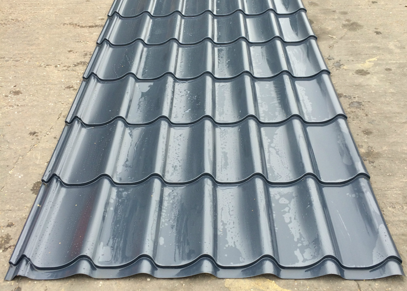 Pan Tile Steel Roofing Sheets (look like real tiles ...