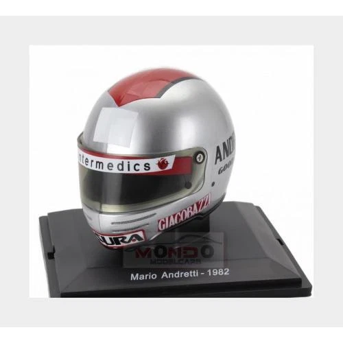 1:5 EDICOLA Helmet F1 Casco Mario Andretti 126 C2 Ferrari 1982 HELFE13 - Immagine 2 di 2