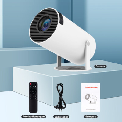 2025 NEU Beamer Projektor 4K UHD WiFi Bluetooth Android TV Heimkino Mini Tragbar