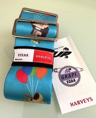 HARVEYS DISNEY SEATBELT PIXAR UP CLICK N CARRY CNC BAG STRAP BRAND NEW W/TAGS