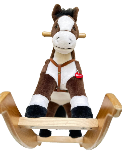❤️ GIOCO BAMBINO BAMBINA CAVALLO CAVALLINO A DONDOLO CON PELUCHE VINTAGE TRUDY - Foto 5 di 20