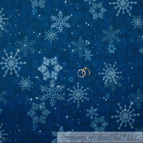 Tela BonEful FQ Edredón de franela De Colección Púrpura Copo de Nieve Cielo Nube Punto Flor de Invierno - Imagen 12 de 12