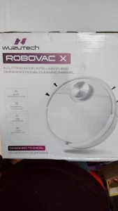 Robovac X, NIB. Smooth surface vacuum, 90 minute operation time. Box damaged.