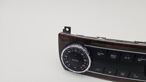 12-18 Mercedes W218 CLS550 A/C Heater Climate Control Wood Trim A2049006005 OEM - Picture 2 of 8