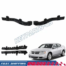 Front RH&LH Bumper Cover Retainer Bracket For 2011 2012 2013 2014 DODGE AVENGER