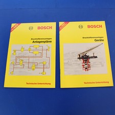 Bosch 2x Technische Unterrichtung Druckluftbremsanlage Geräte + Anlagenpläne ABS