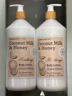 2-Pk) RHEA MODERN ~Coconut Milk & Honey Moisturize BODY LOTION